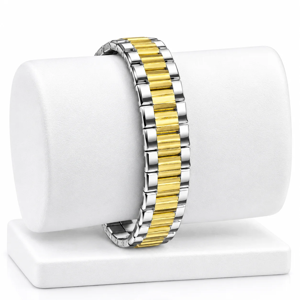 Brazalete Bicolor de Eslabones