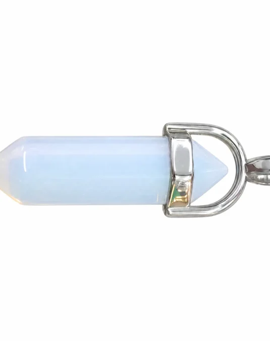 Dije Cuarzo Azul Claro Pendular
