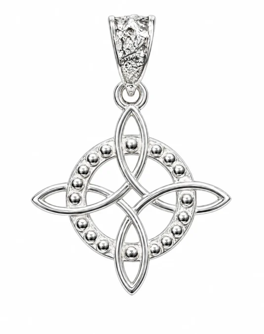 Dije de Plata de Nudo Celta