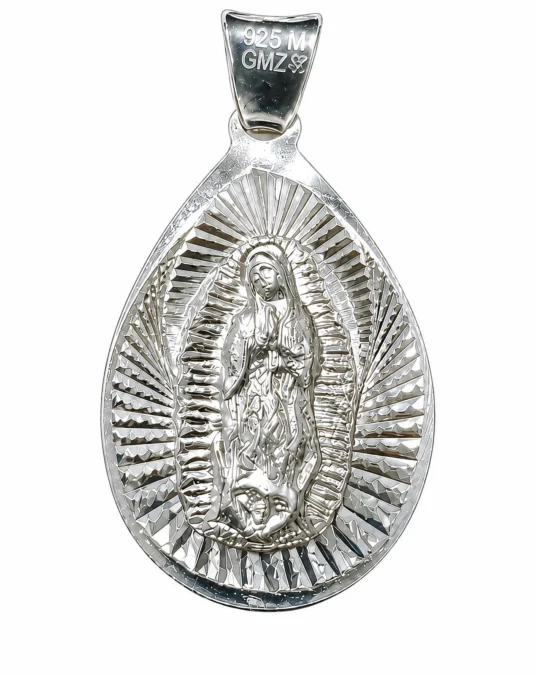 Dije de la Virgen Plata