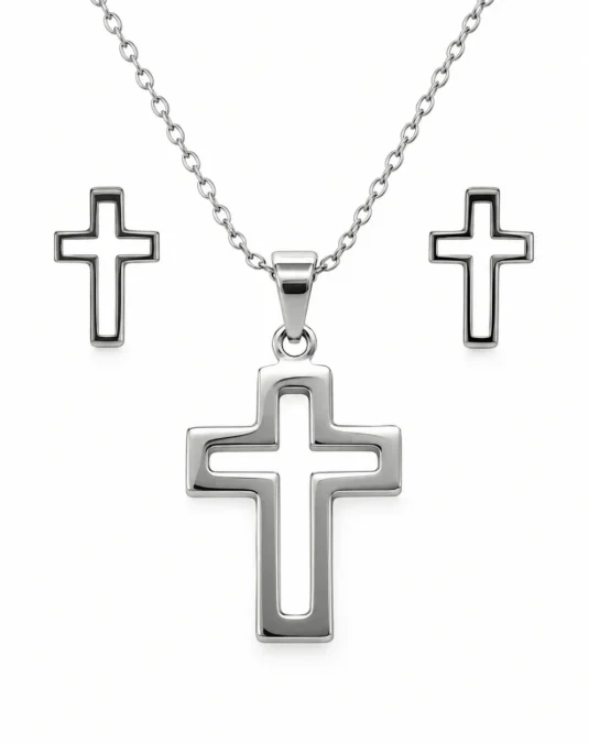 Juego de Acero Inoxidable de Cruces