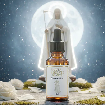 Esencia Salvia 08 ml Santa Muerte Blanca
