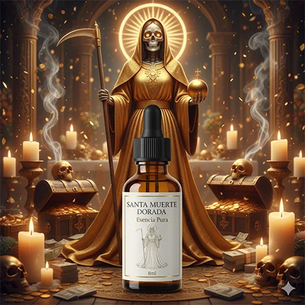 Esencia Salvia 08 ml Santa Muerte Dorada