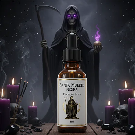 Esencia Salvia 08 ml Santa Muerte Negra