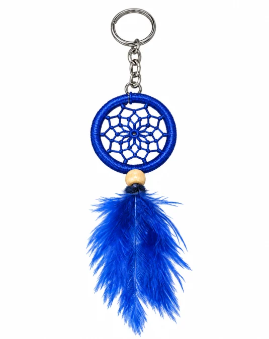 Llavero de Atrapasueños Azul