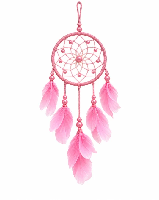 Atrapasueños Colgantes Rosa