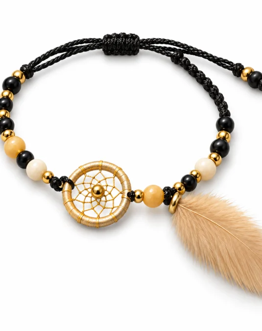 Pulsera de Atrapasueños Amarillo