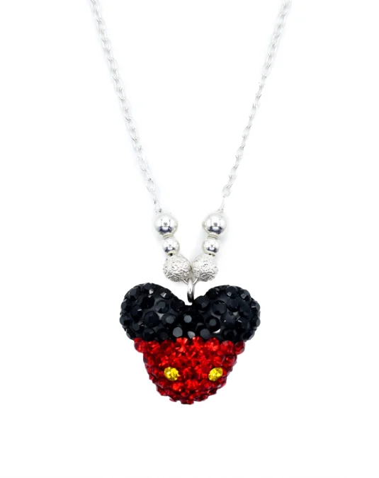 Collar de Mickey Mouse de plata