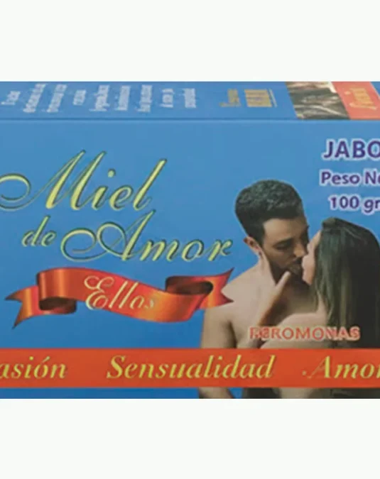 Jabón Miel de Amor Ellos Feromonas (Azul)