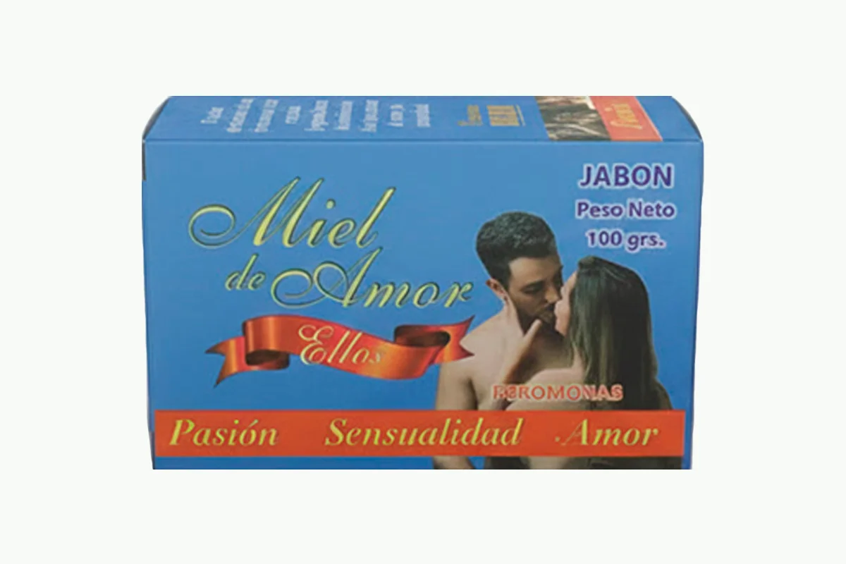 Jabón Miel de Amor Ellos Feromonas (Azul)