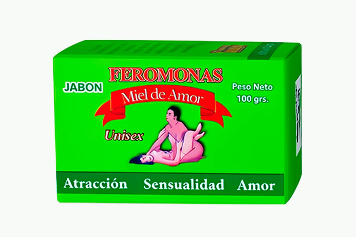 Jabón Feromonas Miel de Amor Unisex (Verde)