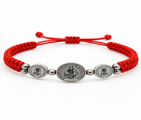 Pulsera de Protección Triple Medalla