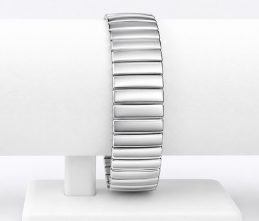 Brazalete Modular Plateado Clásico