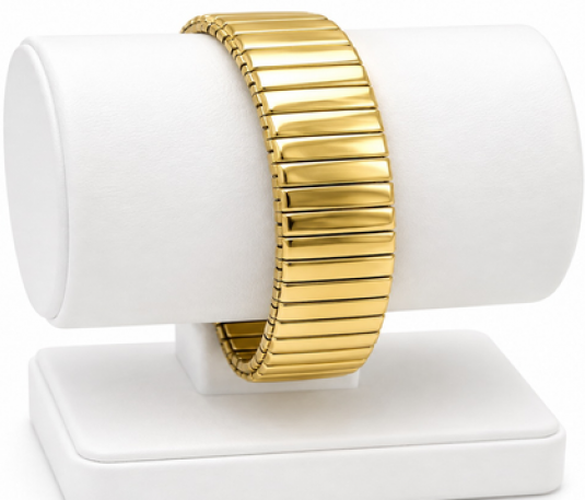 Brazalete Modular Dorado Extensible