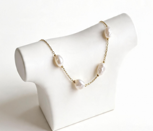 Collar de Perlas Barrocas