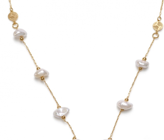 Collar de Perlas y Oro