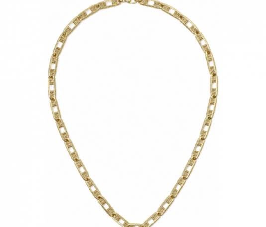 Cadena Chapa de Oro Cartier Diamantada