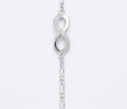 Pulsera de Plata de Infinita