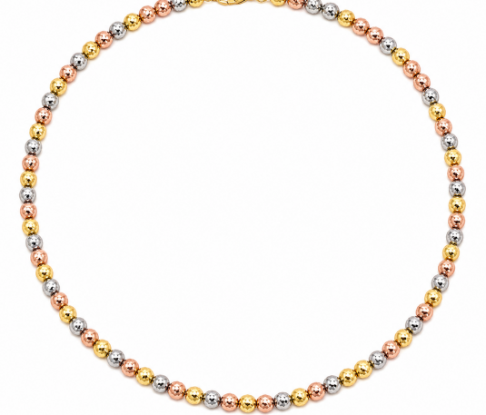Collar Chapa de Oro de Perlas
